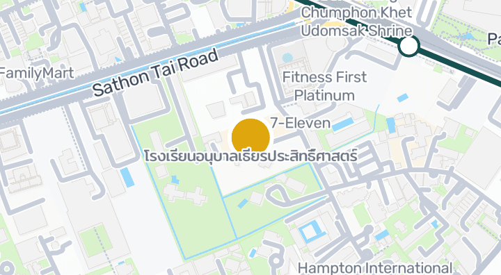 Map showing โรงเรียนอนุบาลเธียรประสิทธิ์ศาสตร์