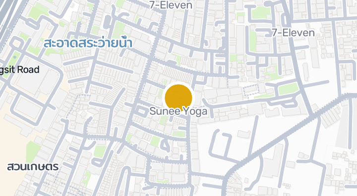 Map showing Sunee Yoga