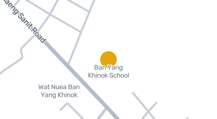 แผนที่แสดงโรงเรียน บ้านยางขี้นก