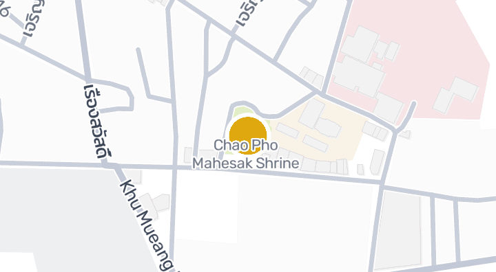 显示Mahesak Shrine park的地图