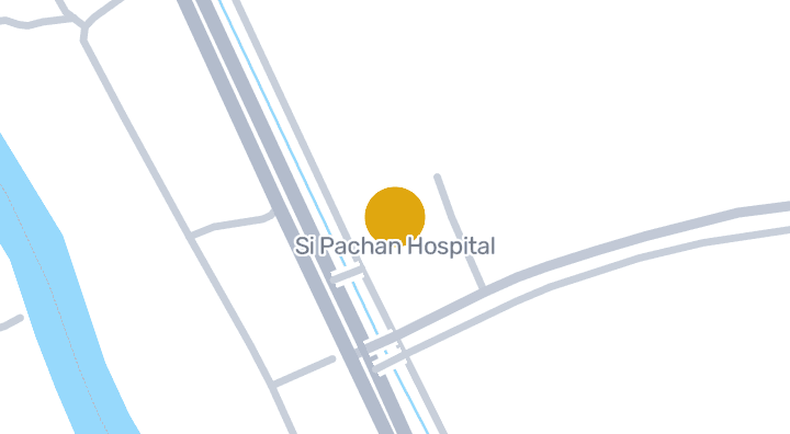 Map showing Si Pachan Hospital