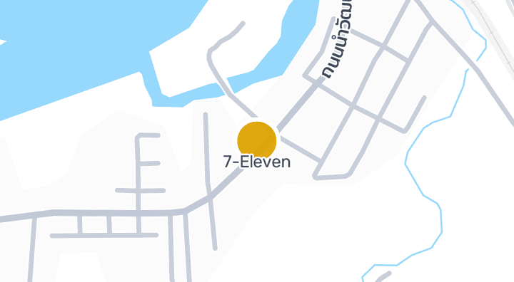 แผนที่แสดง7-Eleven