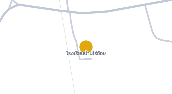Map showing โรงเรียนบ้านไร่อ้อย
