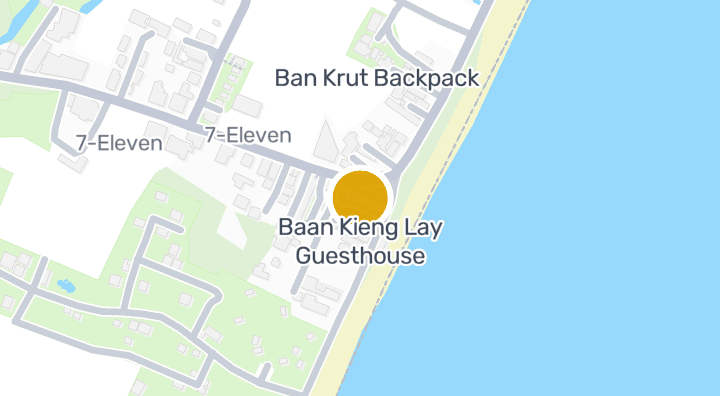 显示Baan Kieng Lay Guesthouse的地图