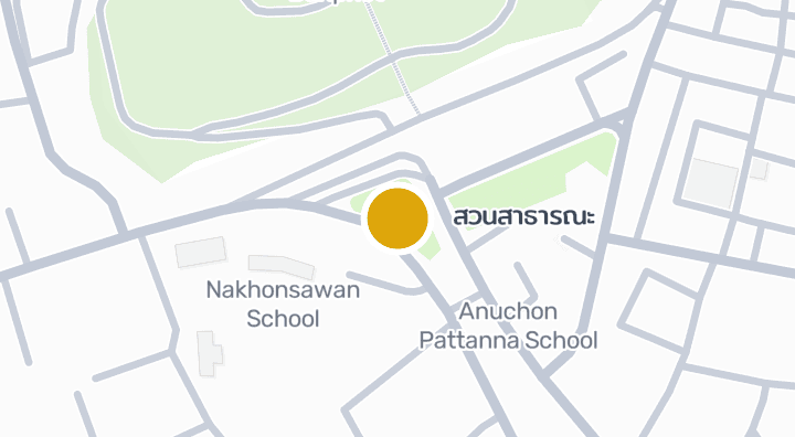 แผนที่แสดงNakhon Sawan Municipalities Park สวนสาธารณะเทศบาล