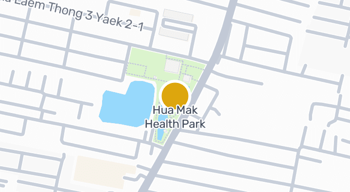 Carte montrant Hua Mak Health Park