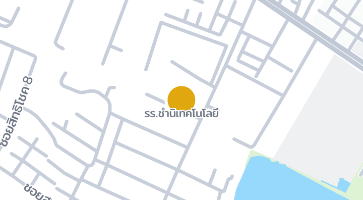 รร.ชำนิเทคโนโลยี่を示す地図