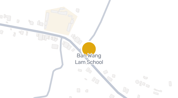 แผนที่แสดงโรงเรียนบ้านวังหลาม