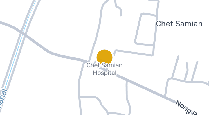 显示Chet Samian Hospital的地图