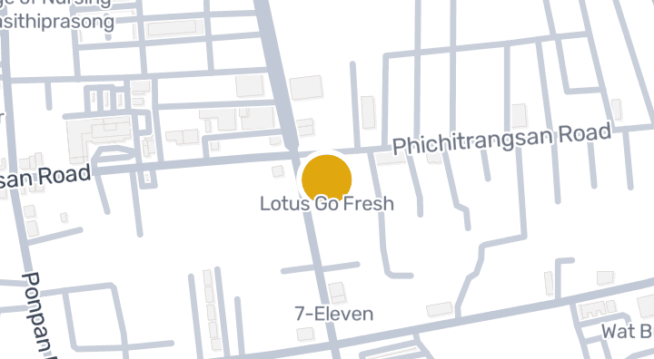 แผนที่แสดงLotus Go Fresh