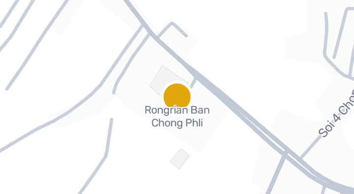 Map showing Rongrian Ban Chong Phli