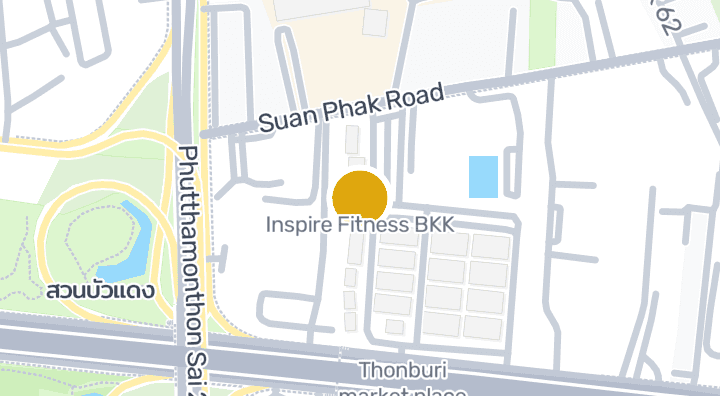 Map showing Inspire Fitness BKK