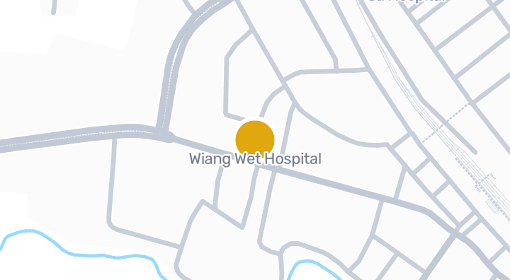แผนที่แสดงโรงพยาบาลเวียงเวช