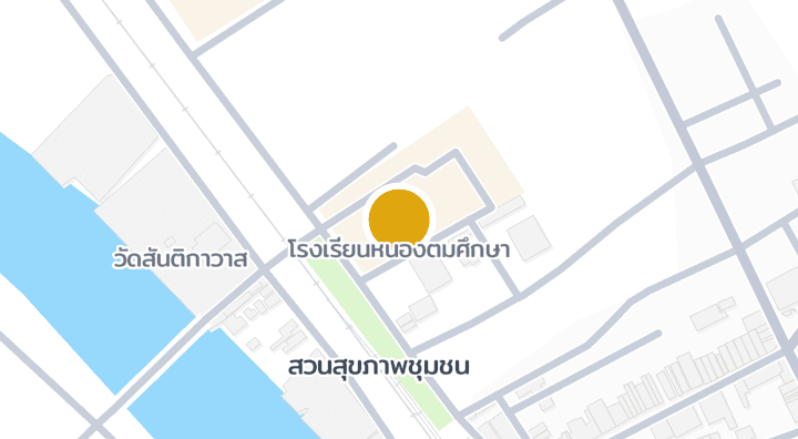 Map showing โรงเรียนหนองตมศึกษา
