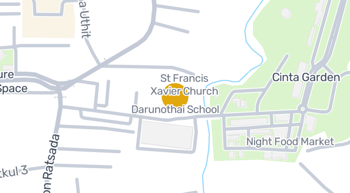 แผนที่แสดงโรงเรียนดรุโณทัย