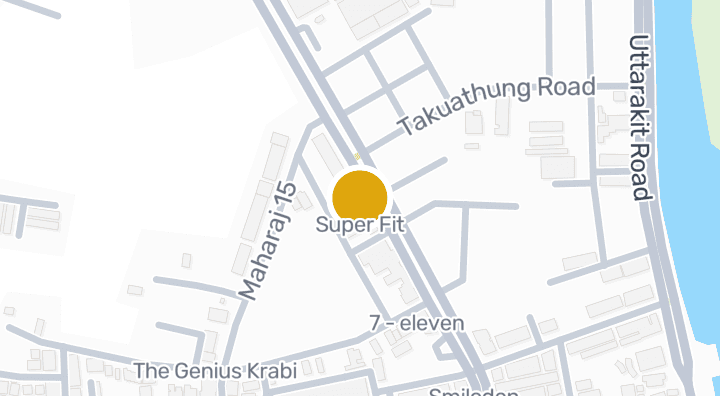 Map showing Super Fit