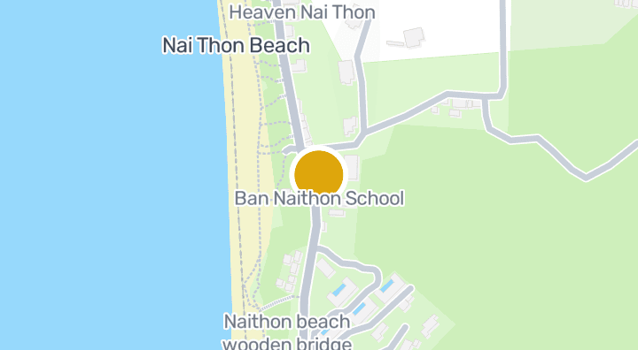 แผนที่แสดงBan Naithon School