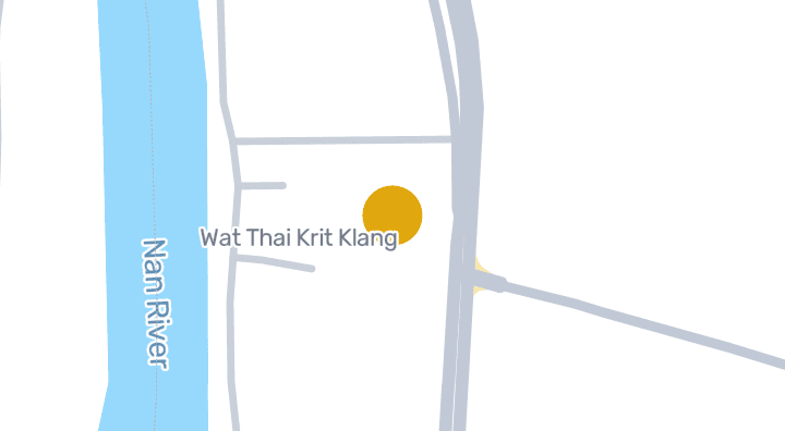 Map showing Rongrian Wat Thai Krit Klang