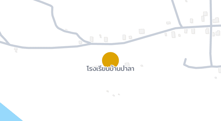 แผนที่แสดงโรงเรียนบ้านป่าลา