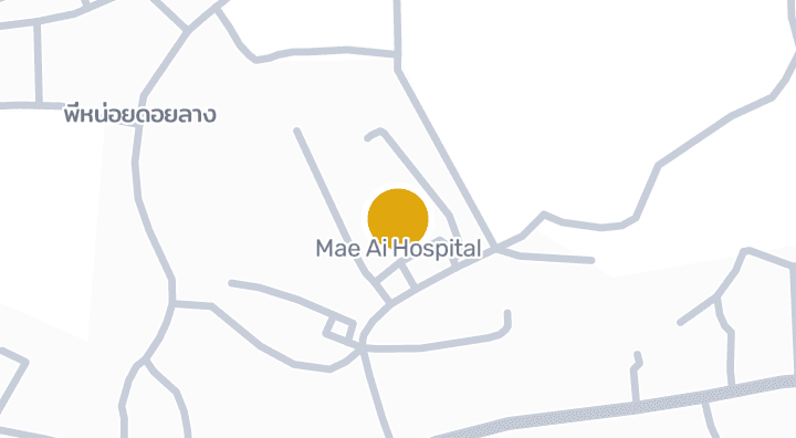 Map showing Mae Ai Hospital