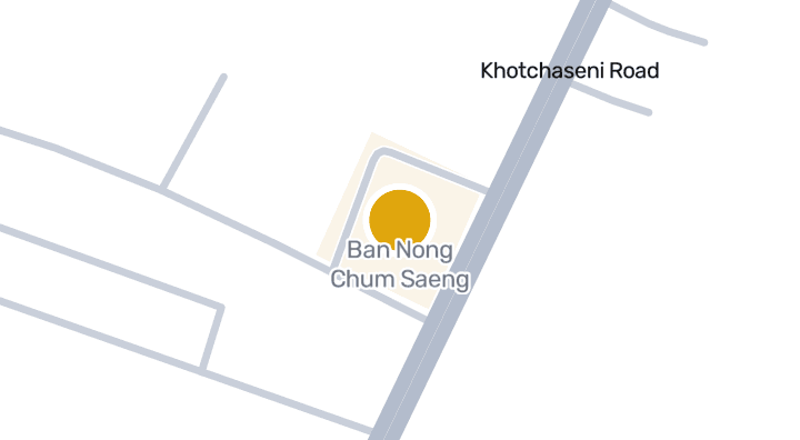 Map showing Ban Nong Chum Saeng