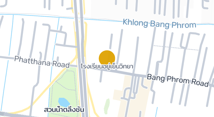 显示โรงเรียนอยู่เย็นวิทยา的地图
