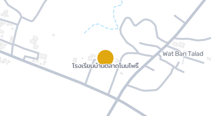 Map showing โรงเรียนบ้านตลาดโนนโพธิ์