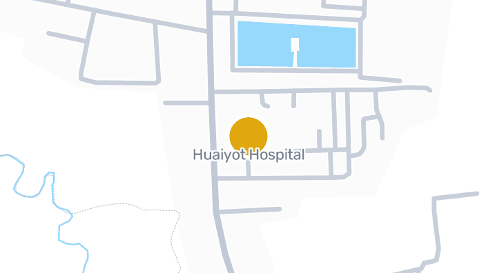 แผนที่แสดงHuaiyot Hospital