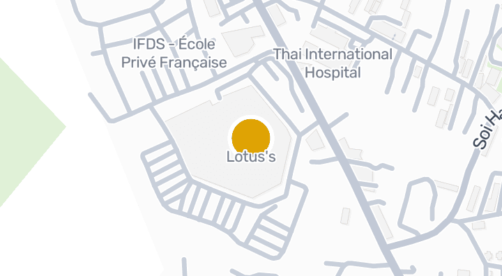 Map showing Lotus's