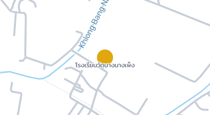 显示โรงเรียนวัดบางนางเพ็ง的地图