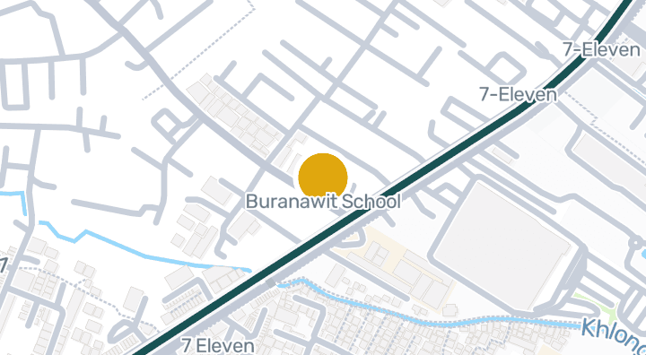Buranawit Schoolを示す地図