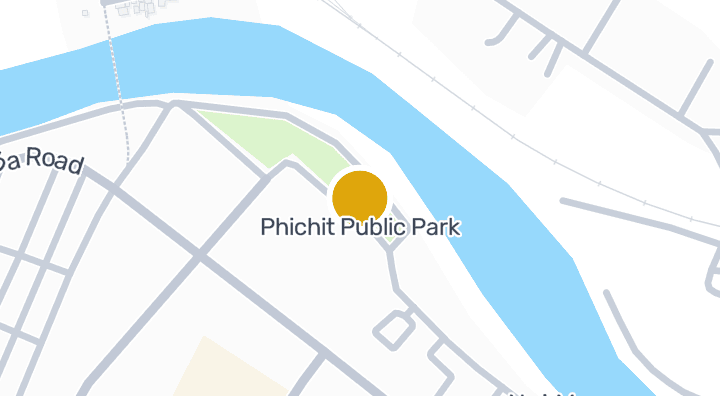显示Phichit Public Park的地图