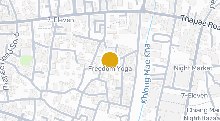 显示Freedom Yoga的地图