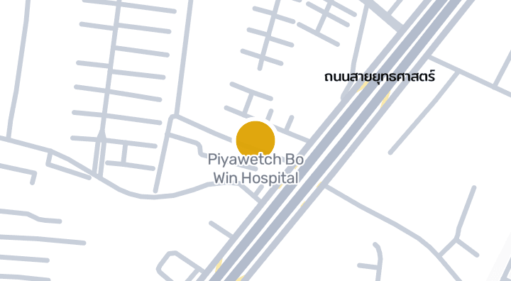显示Piyawetch Bo Win Hospital的地图