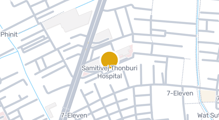 Map showing Samitivej Thonburi Hospital