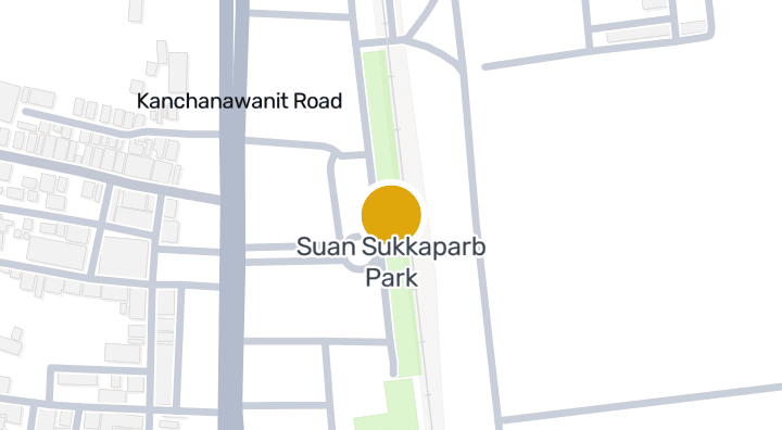 แผนที่แสดงSuan Sukkaparb Park