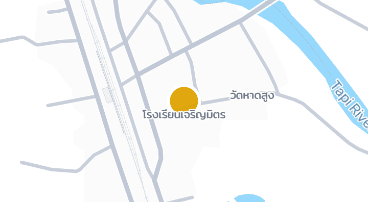 แผนที่แสดงโรงเรียนเจริญมิตร