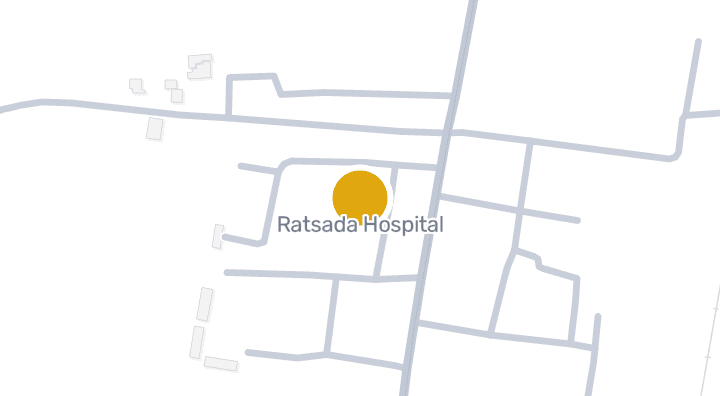 Map showing Ratsada Hospital
