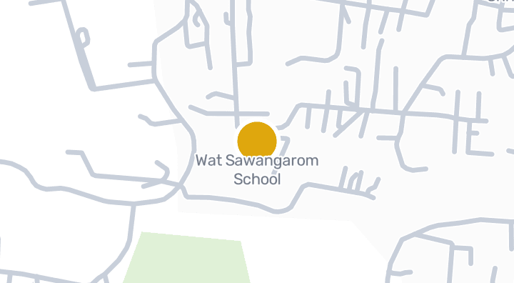 Wat Sawangarom Schoolを示す地図