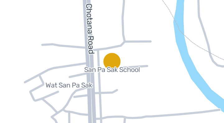 Карта с San Pa Sak School