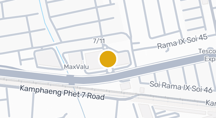 Map showing The Nine Center Rama 9