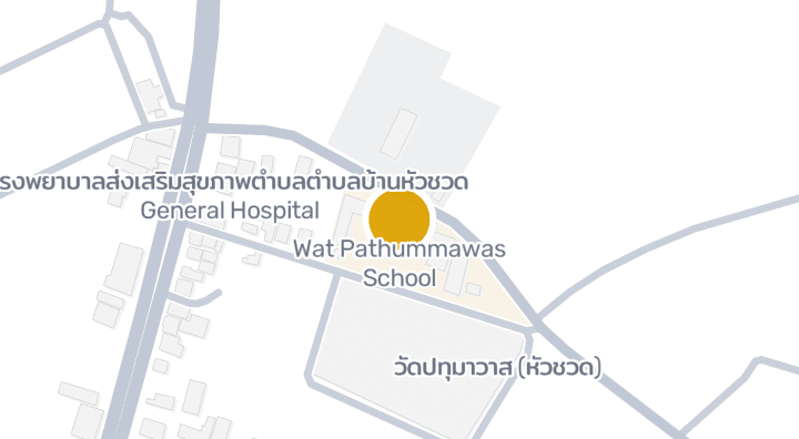 显示Wat Pathummawas School的地图