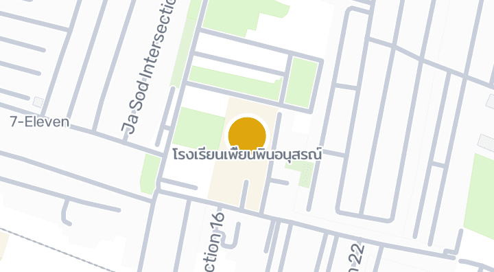 Map showing โรงเรียนเพี้ยนพินอนุสรณ์