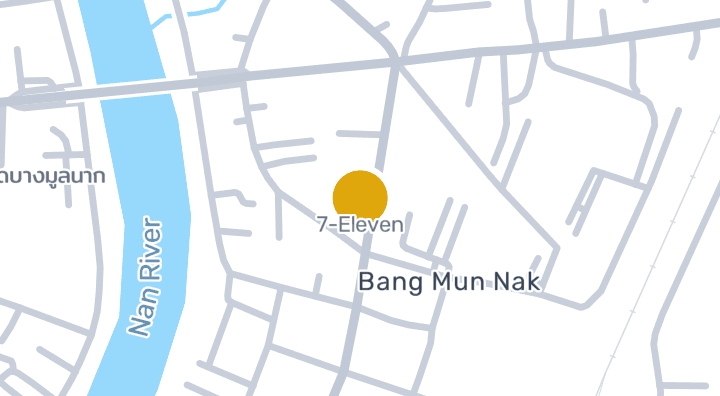 显示7-Eleven的地图