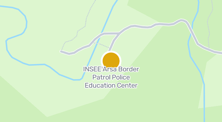 显示INSEE Arsa Border Patrol Police Education Center的地图