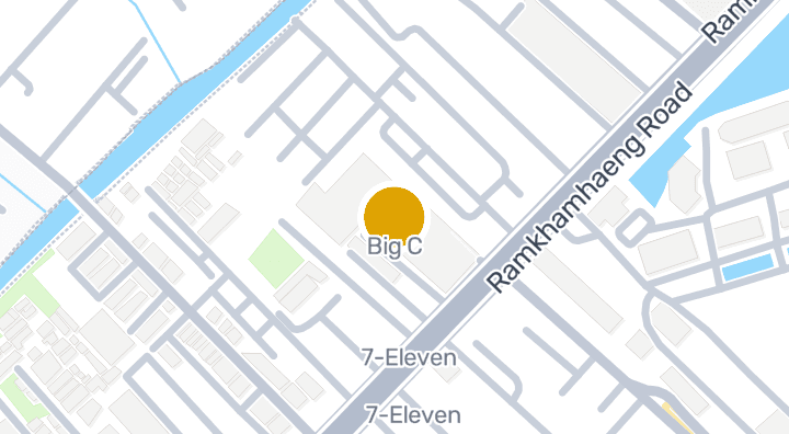 Map showing Big C