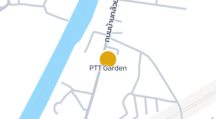 Map showing PTT Garden