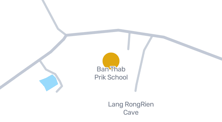 แผนที่แสดงBan Thab Prik School