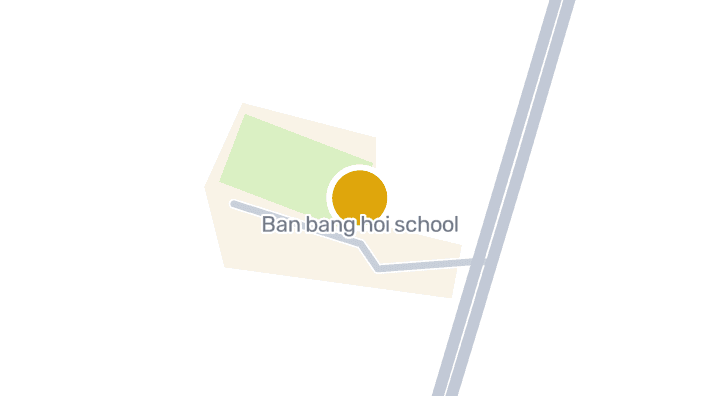 แผนที่แสดงBan bang hoi school