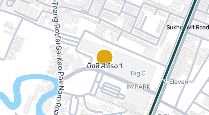 Map showing บิ๊กซี สำโรง 1